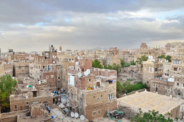 Yemen, historical center of Sana'a — Stock Photo, Image