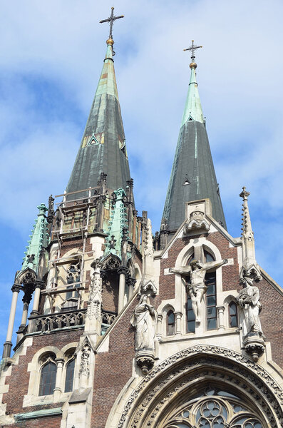 Украина, церковь свв. Ольги и Елизаветы во Львове
