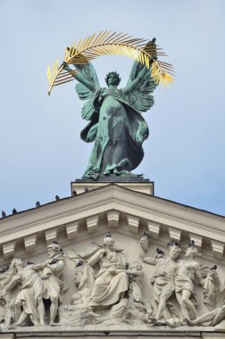 Lviv, Ukrayna, Eylül, 16, 2013. Kimse, heykel 
