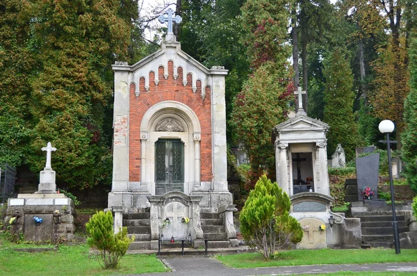Leopoli, Ucraina, 16 settembre 2013. Storico cimitero Lychakiv a Leopoli — Foto Stock