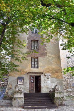 Lviv, Ukrayna, Eylül, 16, 2013. Kimse, barut Kulesi'nin Lviv