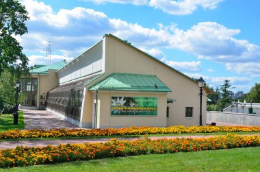 Moskova, Rusya, Ağustos, 14,2015. Rus sahne: Tsaritsyno içinde bina sera