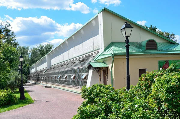 Moskva, Ryssland, augusti, 14,2015. Ryska scen: växthuset i Tsaritsyno — Stockfoto