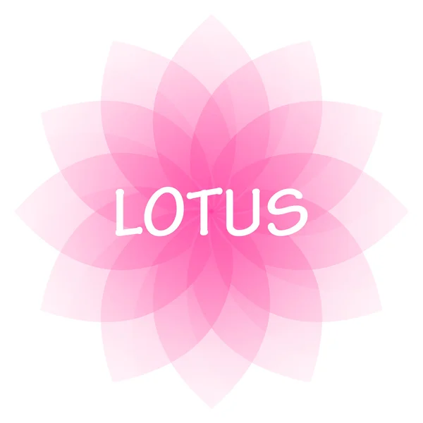 Lotus εικονίδιο του φορέα — Διανυσματικό Αρχείο