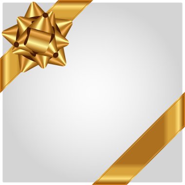 Altın yay ile vektör lüks arka plan