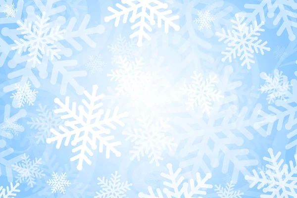 Vector background with snowflakes — Stock Vector