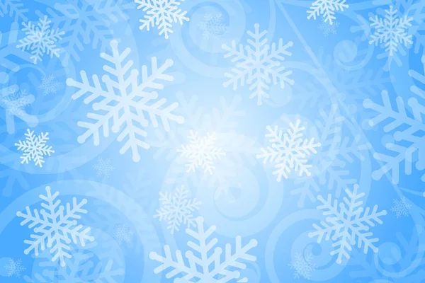 Vector background with snowflakes — Stock Vector