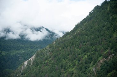Nepal Sınırı 'nın güzel manzarası