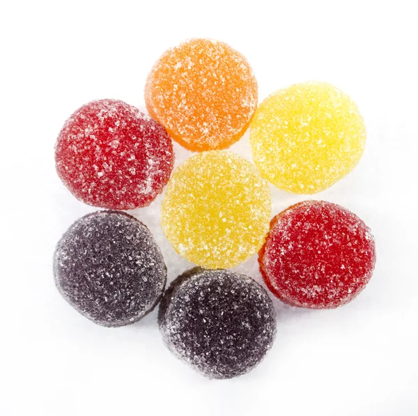 Kleurrijke snoepjes snoep — Stockfoto