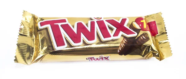 Barra de chocolate Twix — Fotografia de Stock