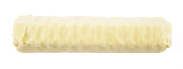 Білий шоколадний батончик з начинкою — стокове фото