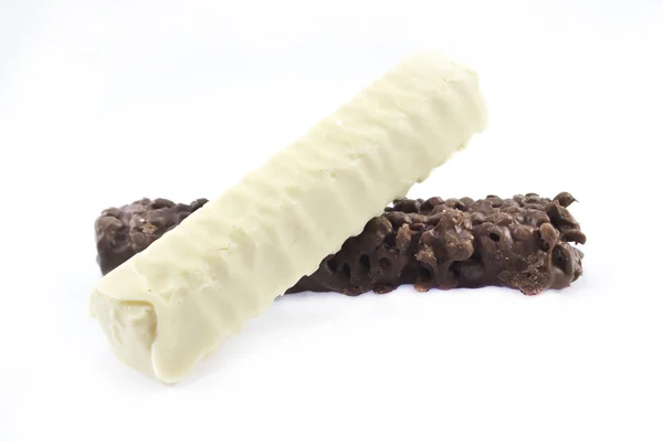 Bílé čokolády s náplní — Stock fotografie