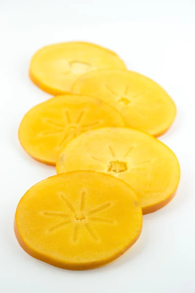 Rodajas de caqui naranja — Foto de Stock