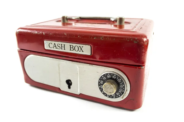 Caja de efectivo roja —  Fotos de Stock