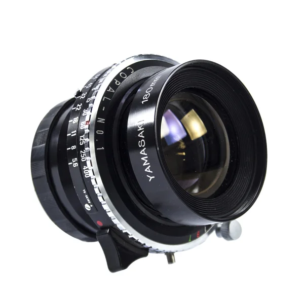 An old manual control camera lens — Stock Photo, Image