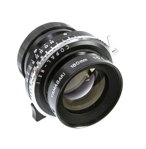 An old manual control camera lens — Stock Photo, Image