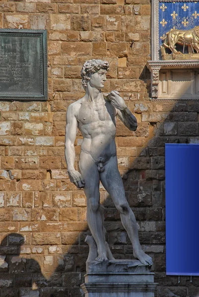 Statua David Florencja — Zdjęcie stockowe