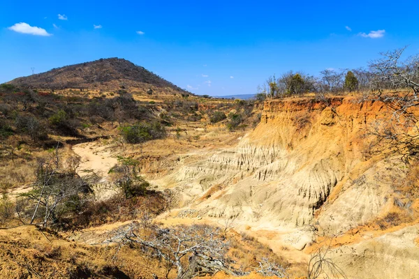 Wild landscape of eroded sandstone in Africa — Stock Photo, Image