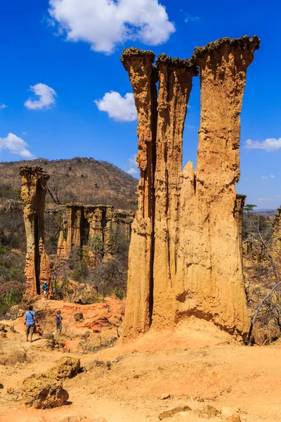 Sandstone pile in an African wild landscape — Stock Photo, Image