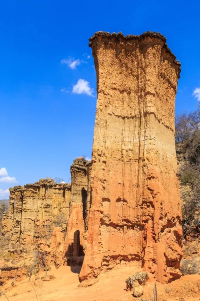 Sandstone pile in an African wild landscape — Stock Photo, Image