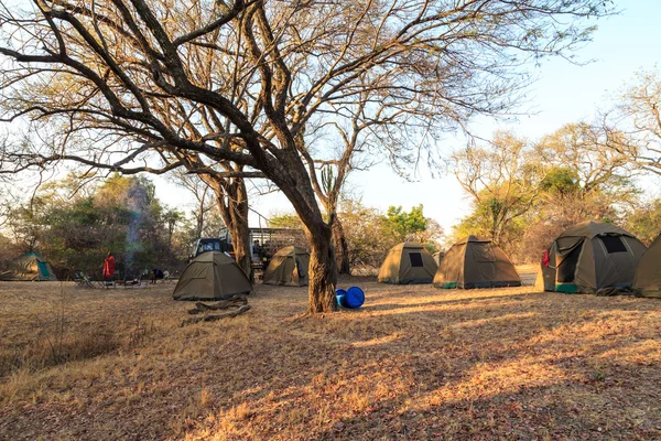 Camping in a National park in africa — Stock Photo, Image