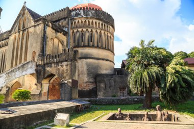 Anıt yer Stown Town Z cathedral yakınındaki köleler için