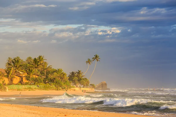 Beach resort at a tropical island — Stock Photo, Image