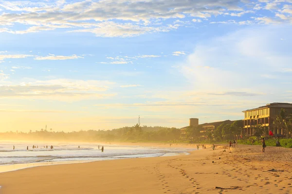 Beach resort at a tropical island — Stock Photo, Image