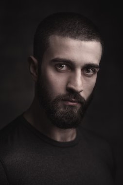 Sakallı bir adam portresi