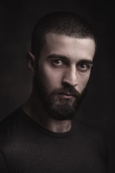 Portret mężczyzny beardy — Zdjęcie stockowe