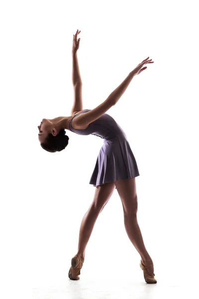 Mooie balletdanser geïsoleerd — Stockfoto