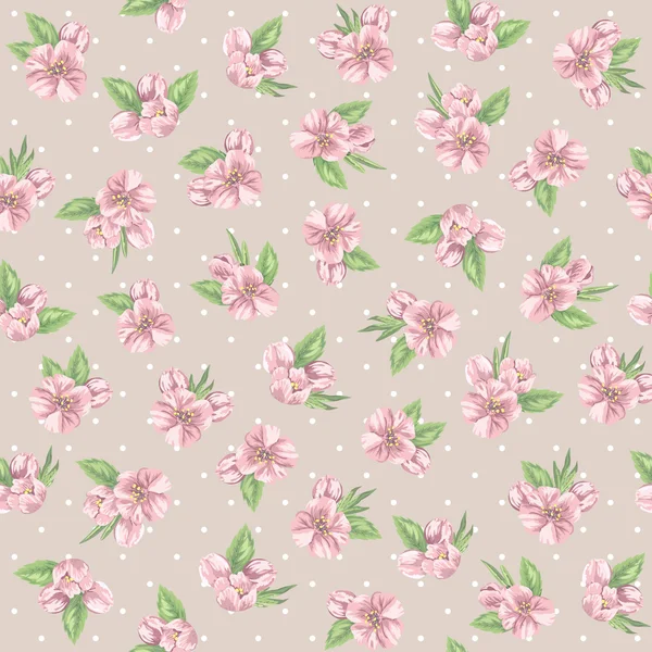 Bloemenpatroon met bloemen — Stockvector