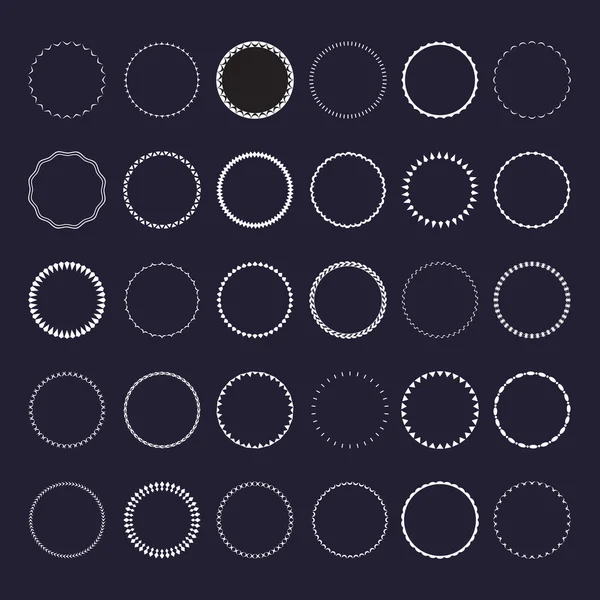 圆的装饰模式 — 图库矢量图片