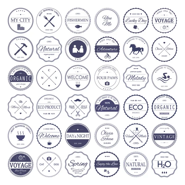 Hipster icons set — Stockvector