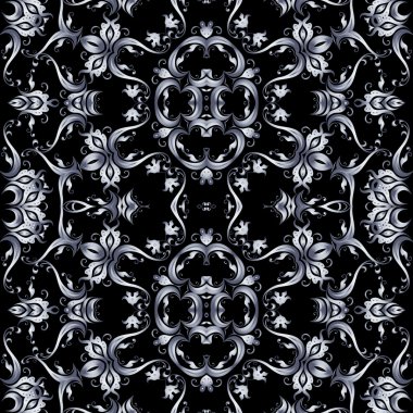 Viktorya tarzı vektör seamless modeli