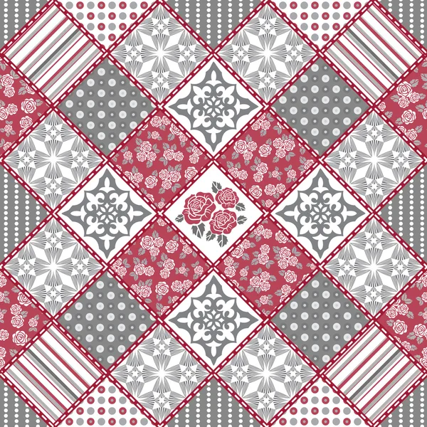 Yaratıcı sorunsuz patchwork desen 