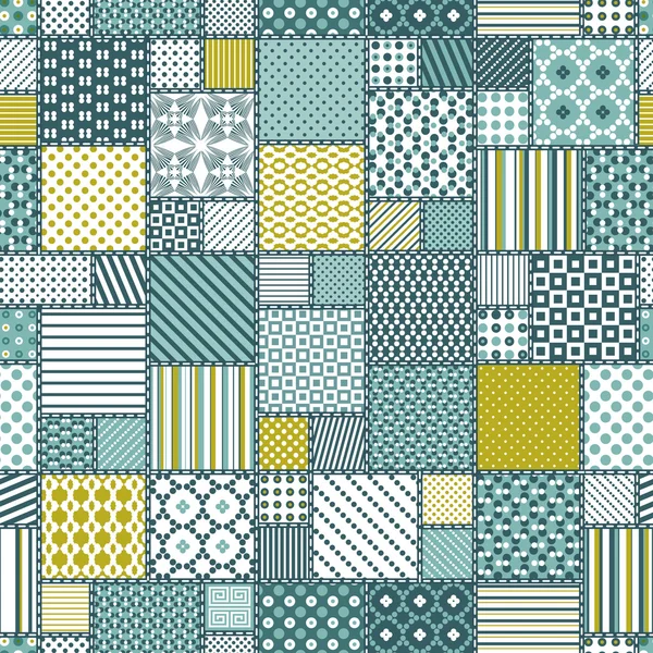 Yaratıcı sorunsuz patchwork desen 