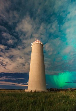 İzlanda 'da Aurora Borealis