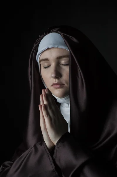 Young attractive nun. — Stock Photo, Image