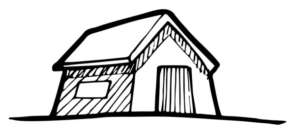 Einfamilienhaus — Stockvektor
