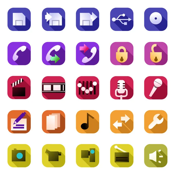 Icons set. — Stock Vector