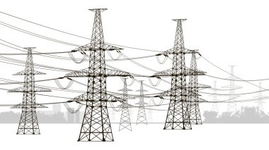 power  lines clipart