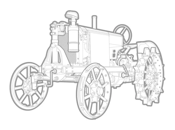 Tractor — Archivo Imágenes Vectoriales