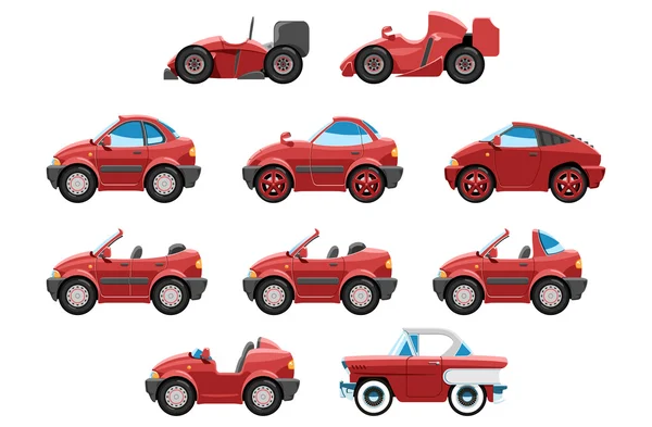 Set of sportcar — Stock Vector