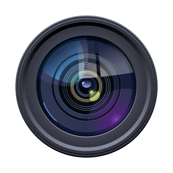 Camera lens — Stock Vector