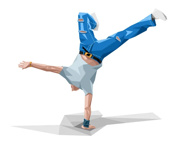 Breakdancing — Stockvector