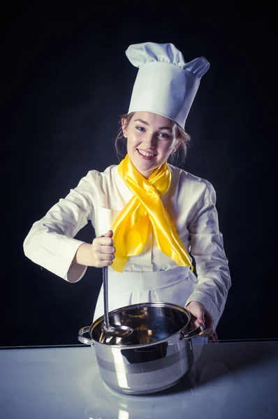 Cocinar con sartén y sartén —  Fotos de Stock