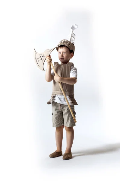 Caballero medieval niño — Foto de Stock