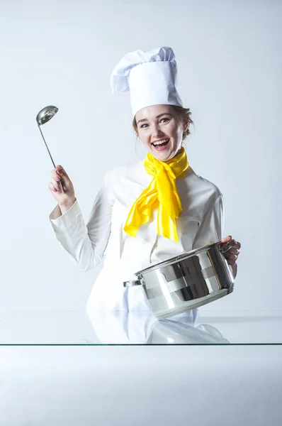 Cocinero sonriente — Foto de Stock