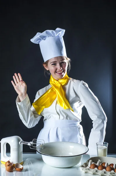 Cocinero saludando —  Fotos de Stock